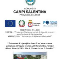 Intervento di riqualificazione di un’area urbana comunale attrezzata a verd...
