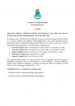 AVVISO - RILASCIO DELLE CERTIFICAZIONE ELETTORALI (Circ. Min. Int D.C.S.E. 31...