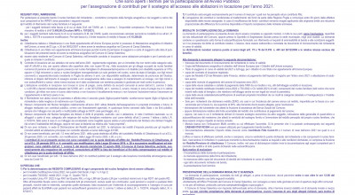 AVVISO PUBBLICO per l’assegnazione di contributi per il sostegno all&rs...