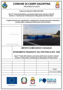 Programma Operativo Puglia 2014-2020 - Asse VI Tutela dell'ambiente e p...
