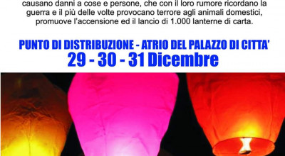 CAPODANNO 2016  LANTERNE DI PACE