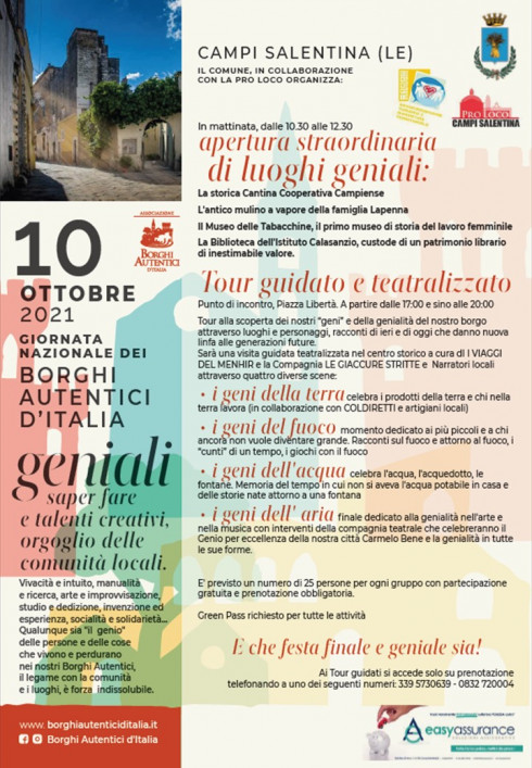Comunicato stampa - Giornata Nazionale dei Borghi Autentici d’Italia  I...