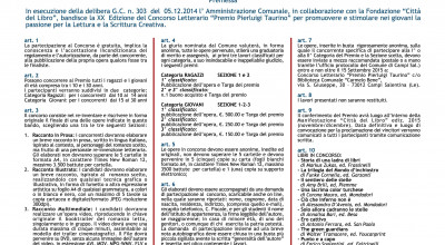 Premio Letterario 2014 