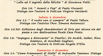  Mostra del Libro e non solo  7-8-9 dicembre 2018