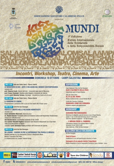 MUNDI, Forum della solidarietà e della responsabilità sociale -...
