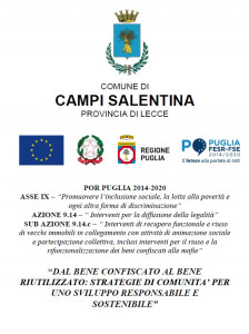 “DAL BENE CONFISCATO AL BENE RIUTILIZZATO: STRATEGIE DI COMUNITA’...